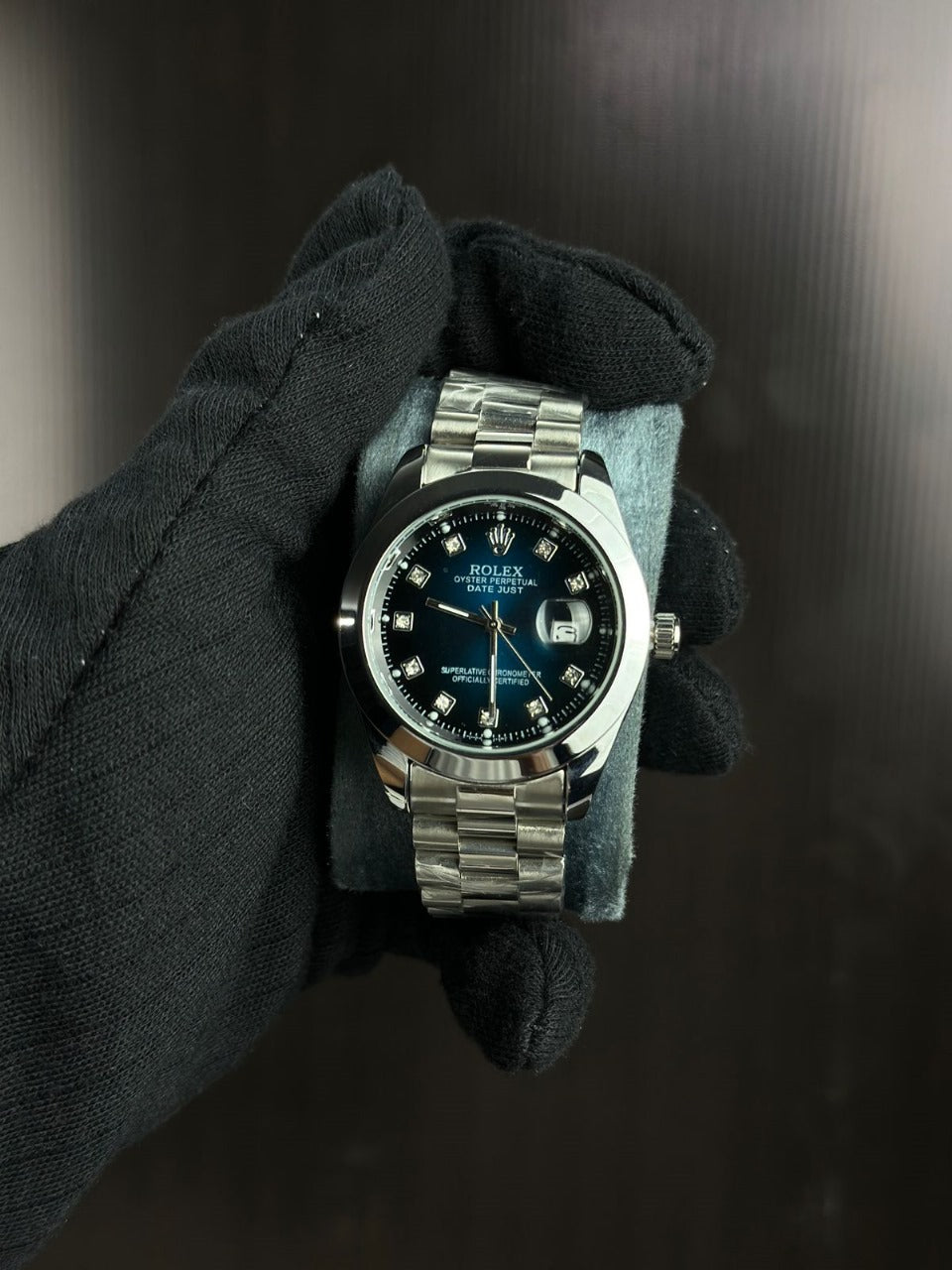 Rolex Oyster Perpetual Datejust – Black Dial (Replica)