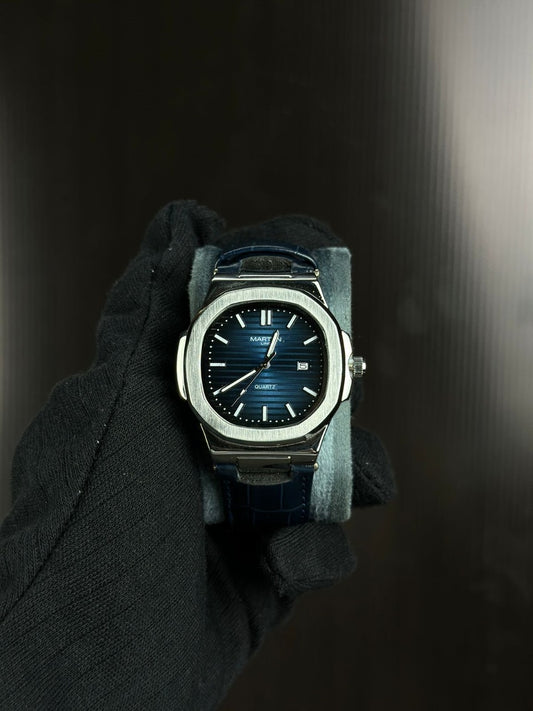 Martyn Line Blue Dial Luxury Quartz Watch