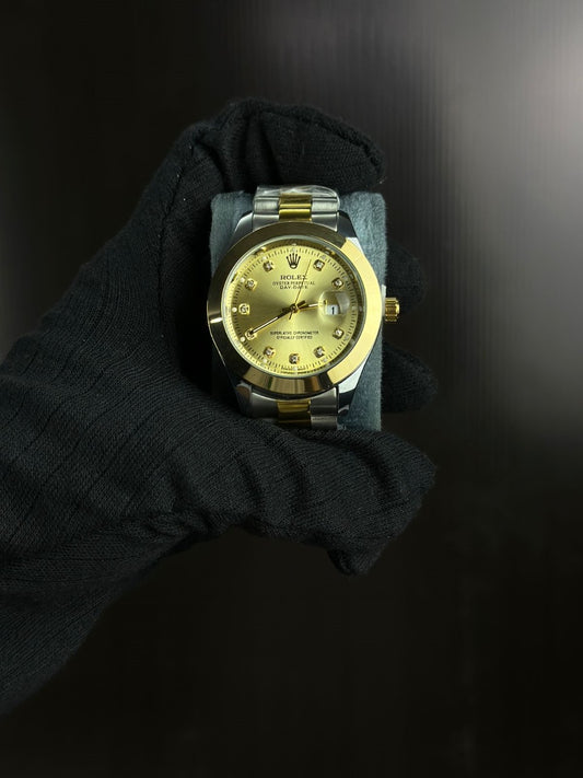 Rolex Oyster Perpetual Day-Date – Gold Dial Two-Tone (Replica)
