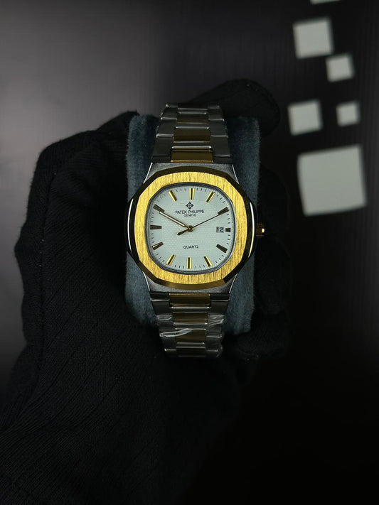 Patek Philippe Nautilus Quartz Two-Tone