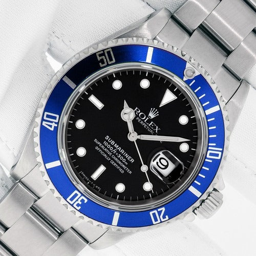 Rolex Submariner Date – Blue Bezel & Black Dial