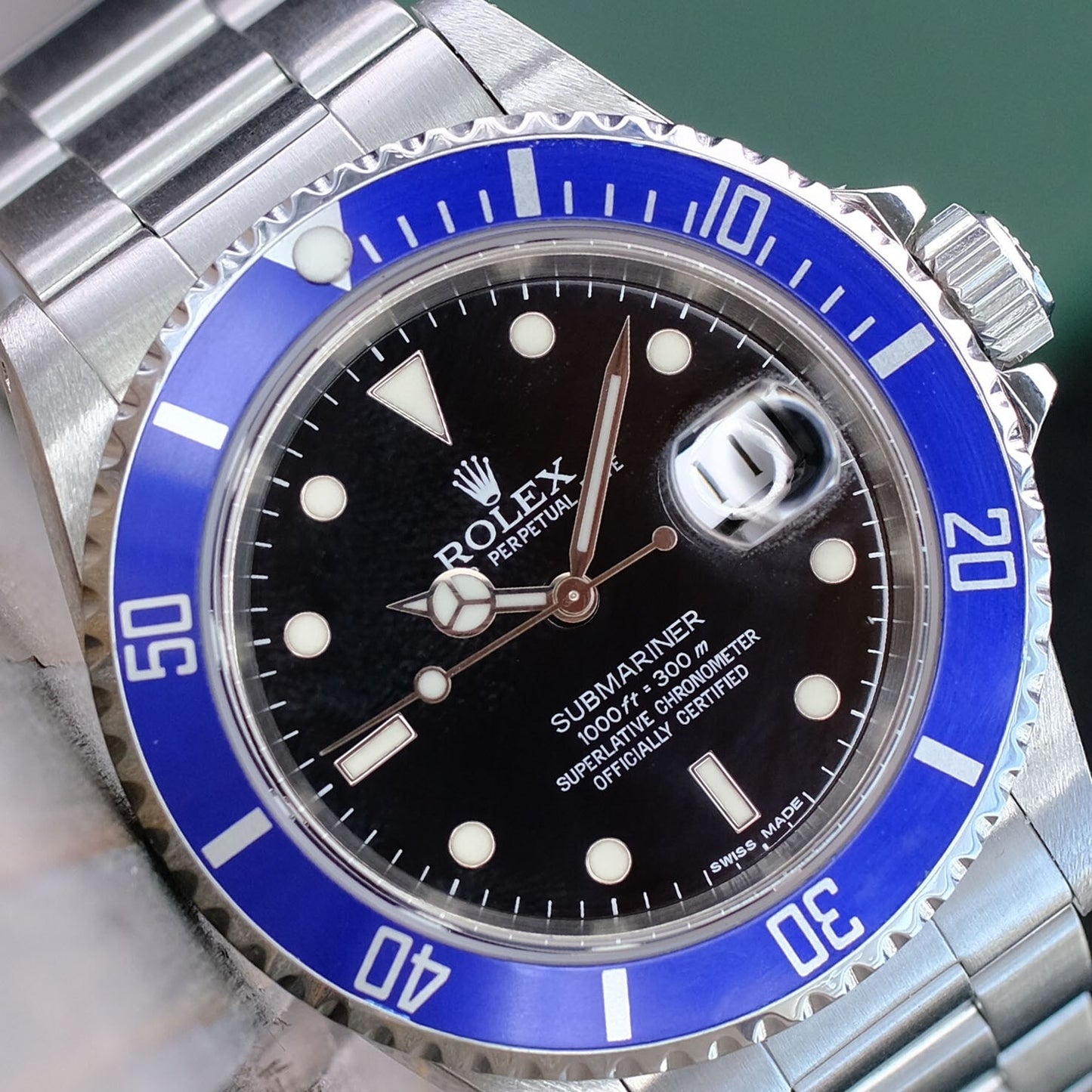Rolex Submariner Date – Blue Bezel & Black Dial