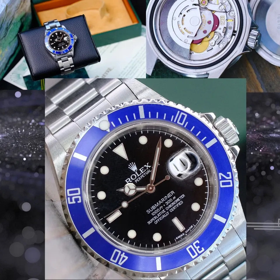 Rolex Submariner Date – Blue Bezel & Black Dial